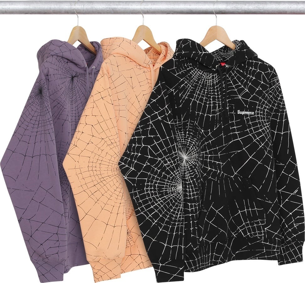 Spider Web Hooded Sweatshirt
